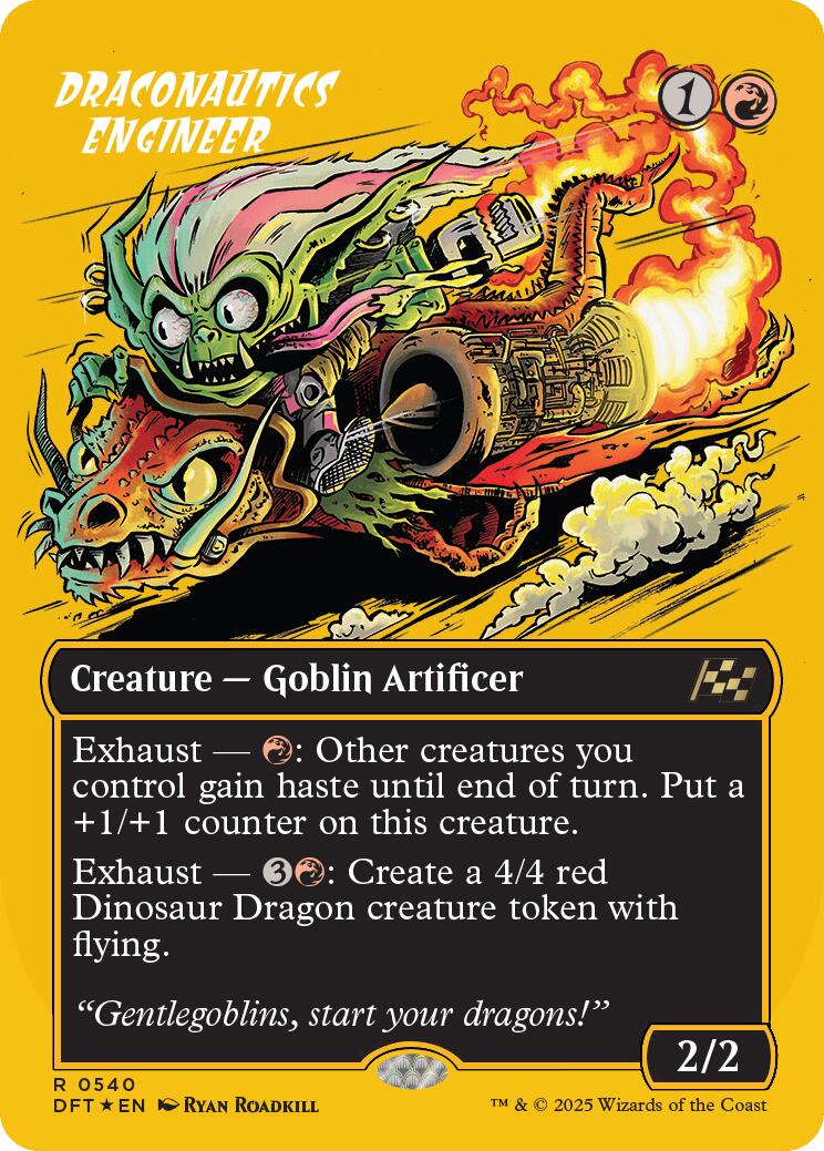 Draconautics Engineer (Borderless) (First-Place Foil) [DFT - 540]