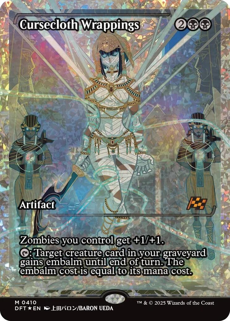 Cursecloth Wrappings (Showcase) (Fracture Foil) [DFT - 410]