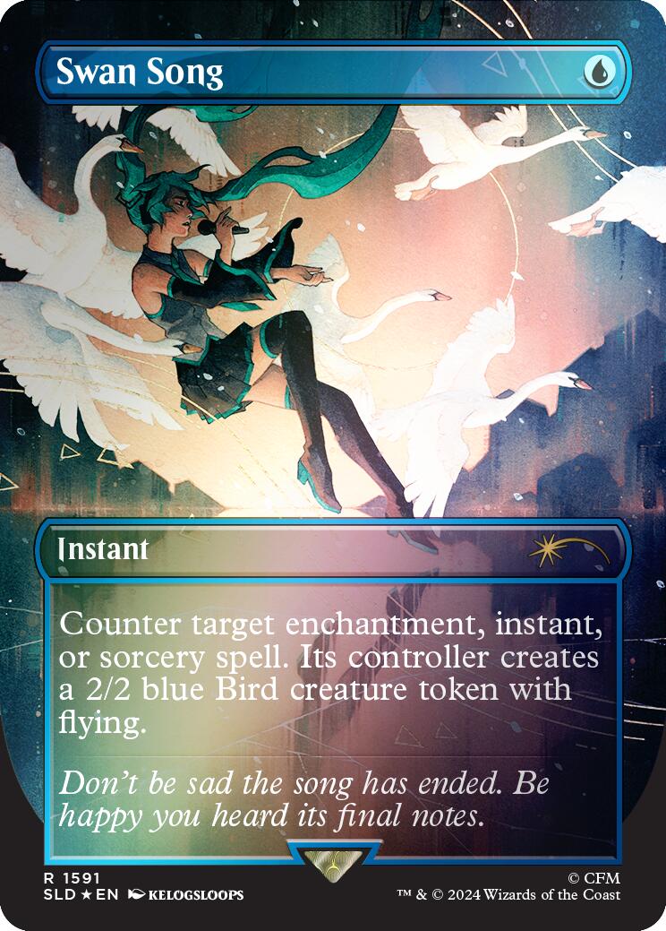 Swan Song (1591) (Rainbow Foil) [SLD - 1591]