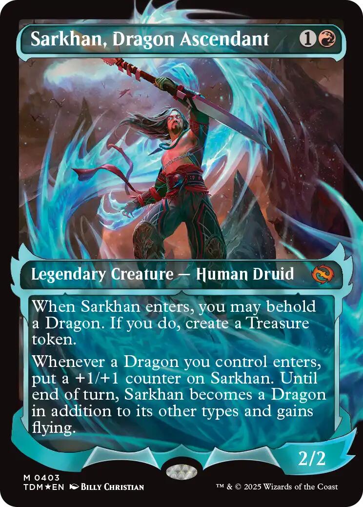 Sarkhan, Dragon Ascendant (0403) (Showcase) [TDM - 403]