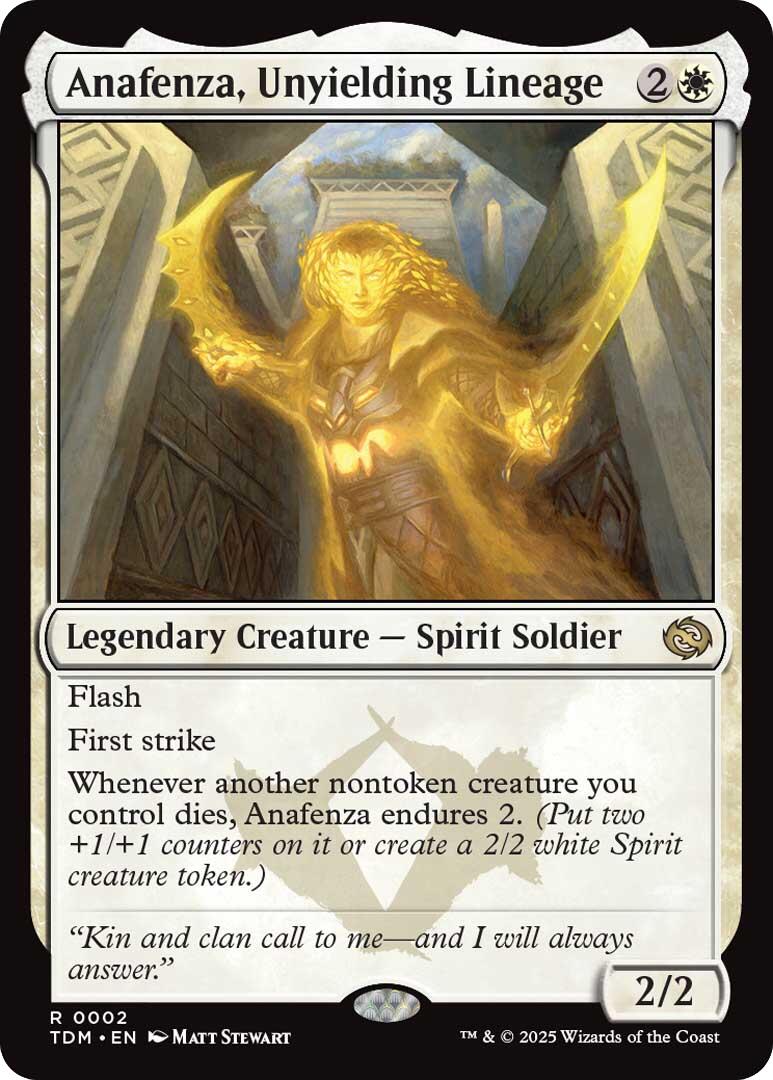 Anafenza, Unyielding Lineage [TDM - 2]