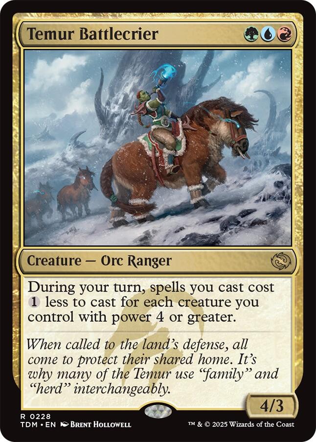 Temur Battlecrier [TDM - 228]