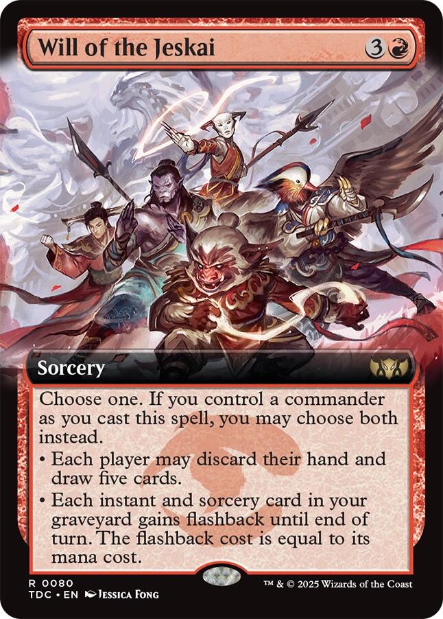 Will of the Jeskai (Extended Art) [TDC - 80]