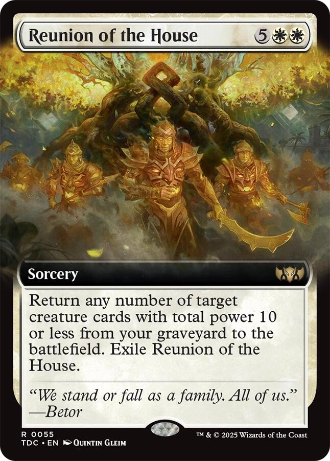 Reunion of the House (Extended Art) [TDC - 55]