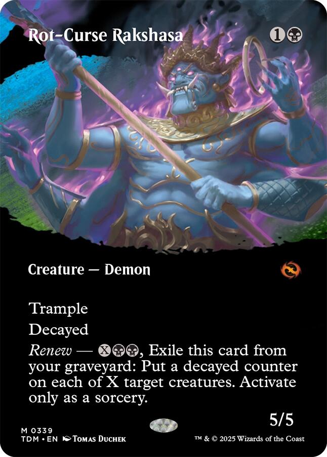 Rot-Curse Rakshasa (Borderless) [TDM - 339]