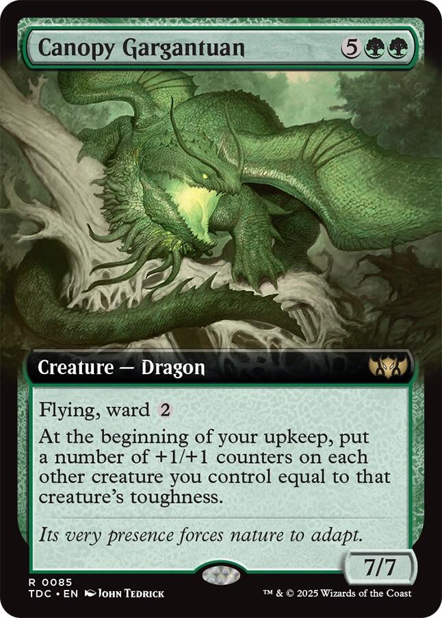 Canopy Gargantuan (Extended Art) [TDC - 85]
