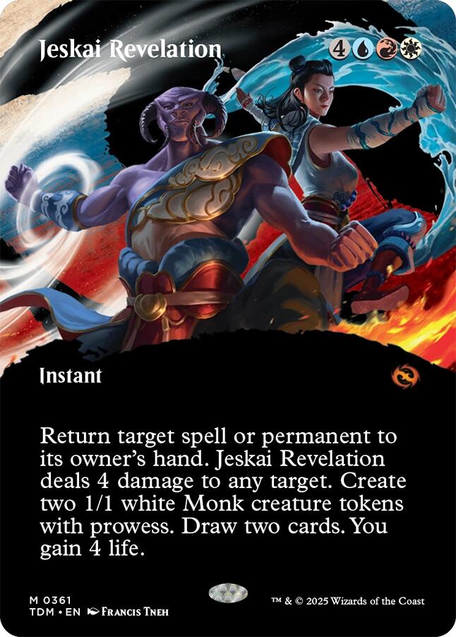Jeskai Revelation (Borderless) [TDM - 361]
