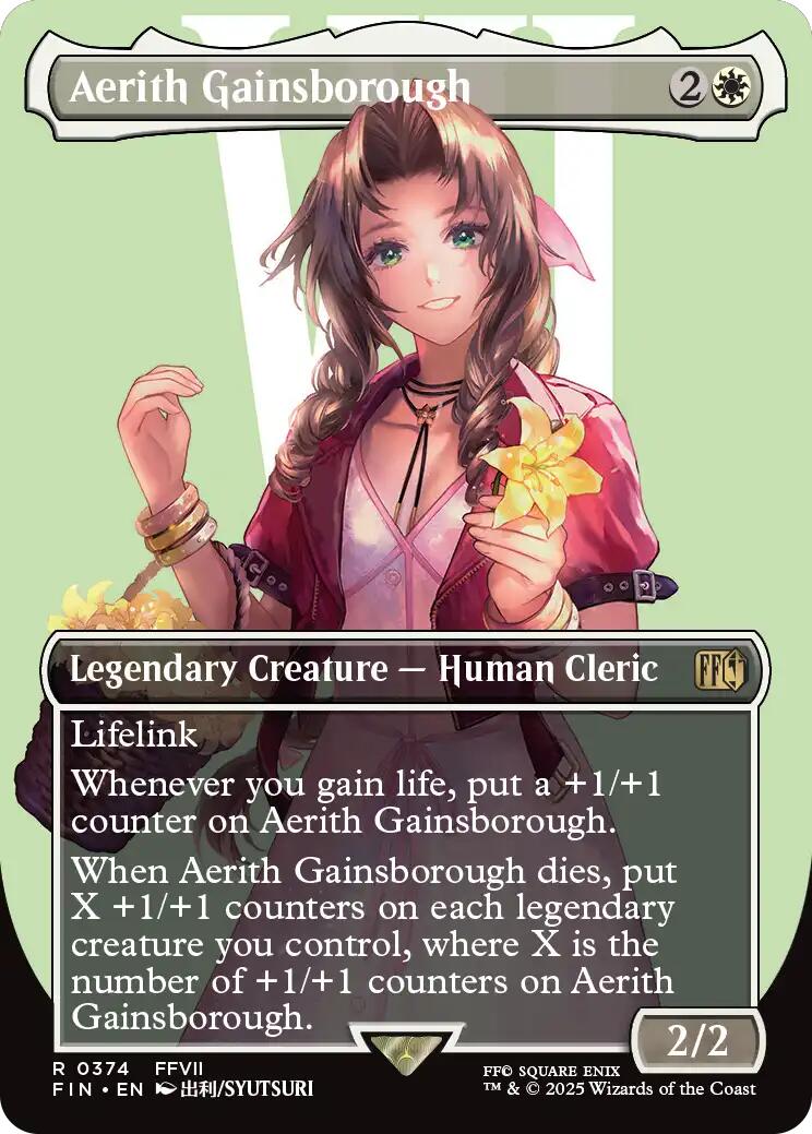 Aerith Gainsborough (Borderless) [FIN - 374]