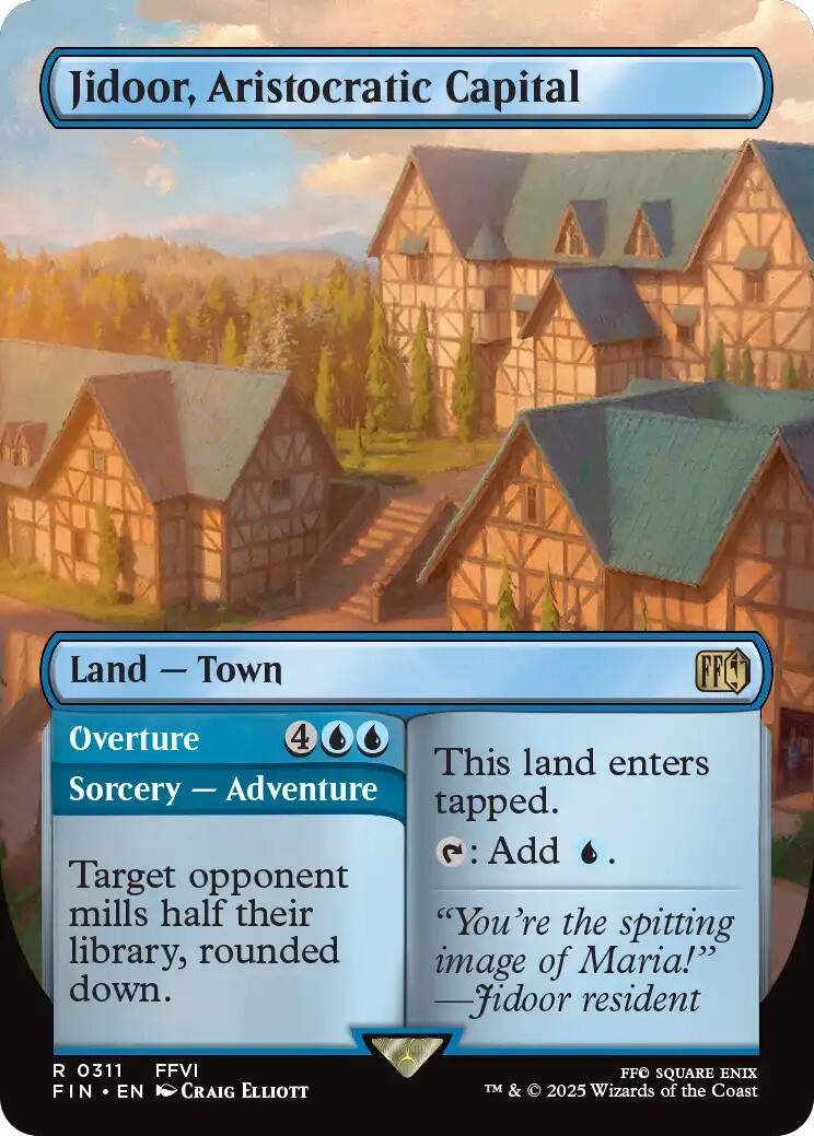 Jidoor, Aristocratic Capital (Borderless) [FIN - 311]