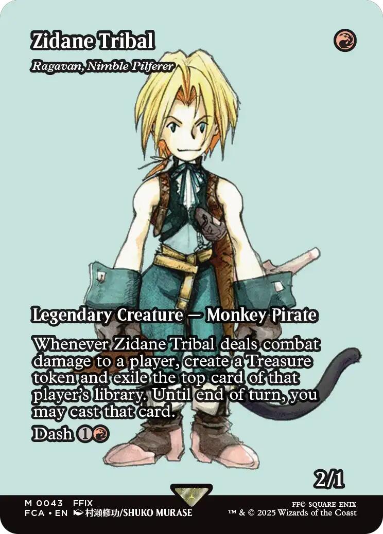 Zidane Tribal - Ragavan, Nimble Pilferer (Showcase) [FCA - 43]