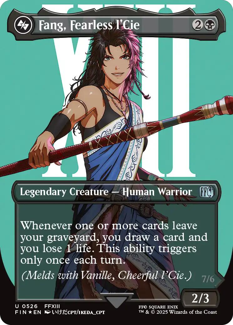 Fang, Fearless l'Cie (Borderless) (Surge Foil) [FIN - 526]