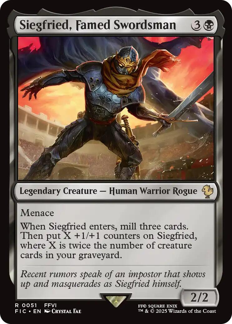 Siegfried, Famed Swordsman [FIC - 51]