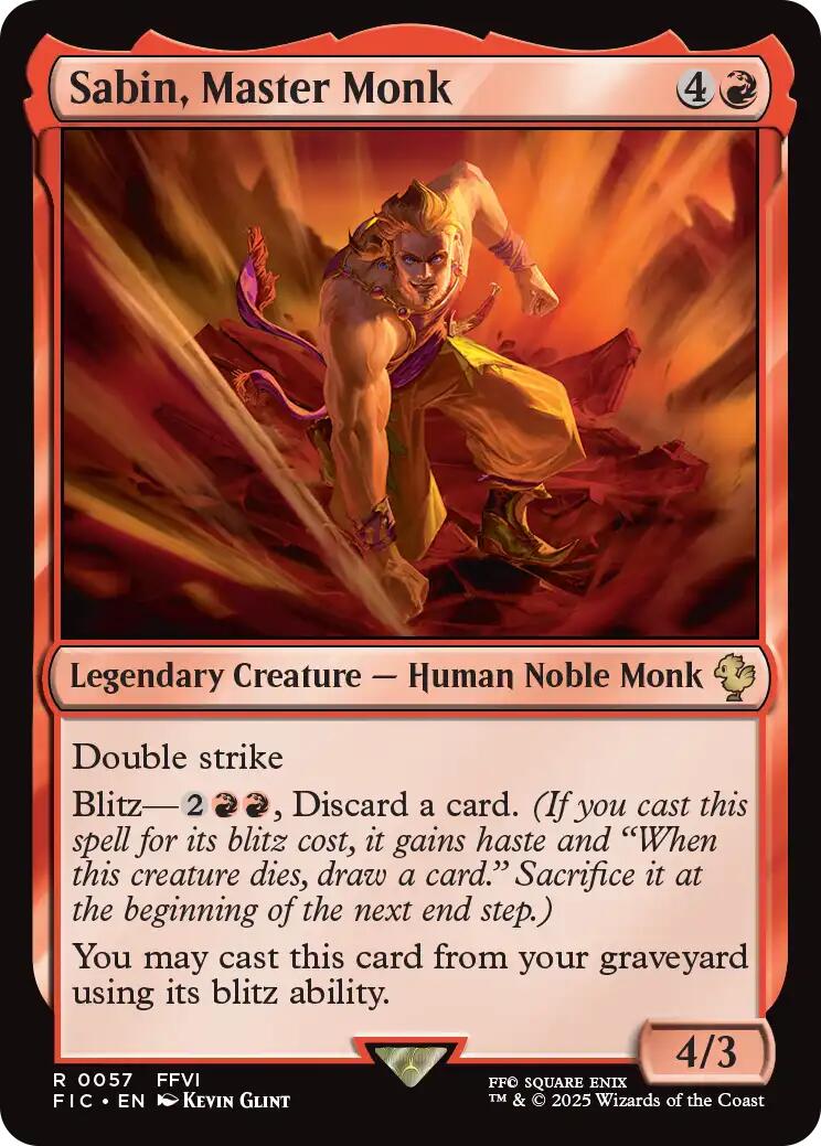 Sabin, Master Monk [FIC - 57]