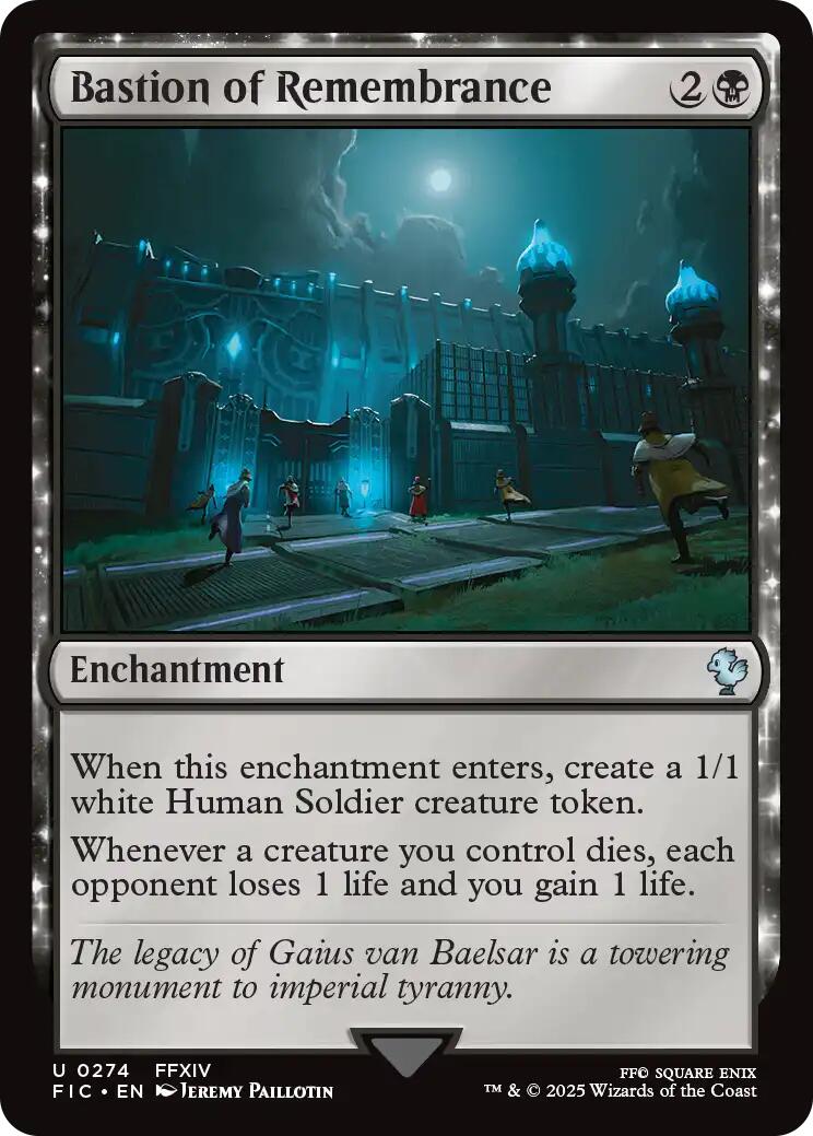 Bastion of Remembrance [FIC - 274]