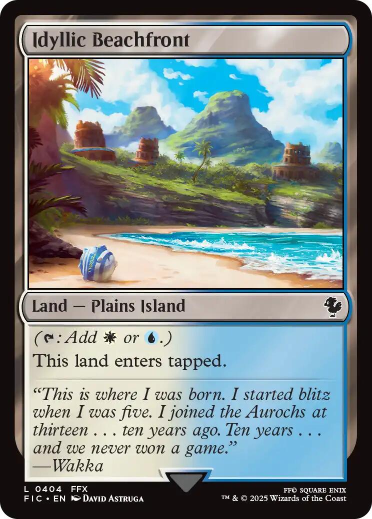 Idyllic Beachfront [FIC - 404]